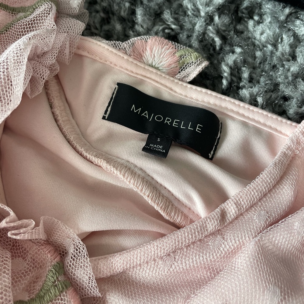 MAJORELLE Pink Asymmetrical Tank - Picture 3 of 3